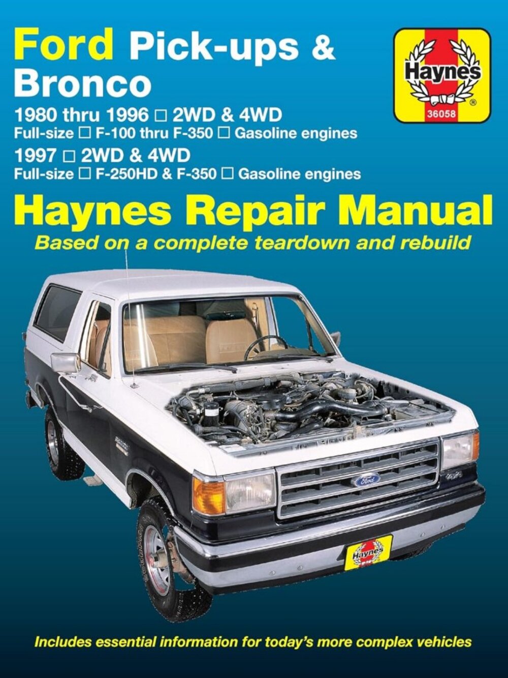 Comprehensive Repair Manual for Classic Pickups & Broncos (80-97) - No Diesel